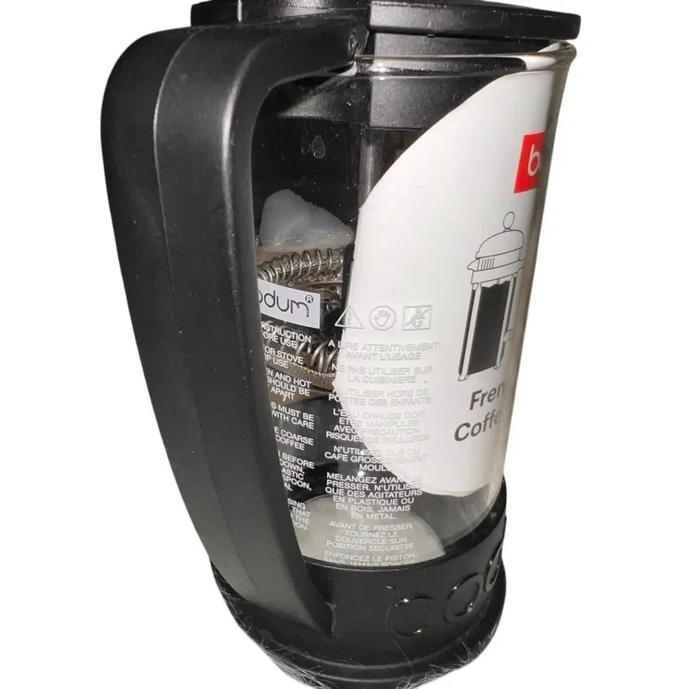 New Bodum Black French Press Coffee Maker Single Cup No Box